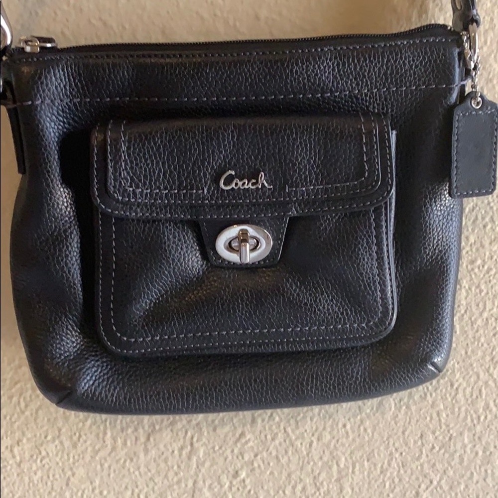 Black coach bag